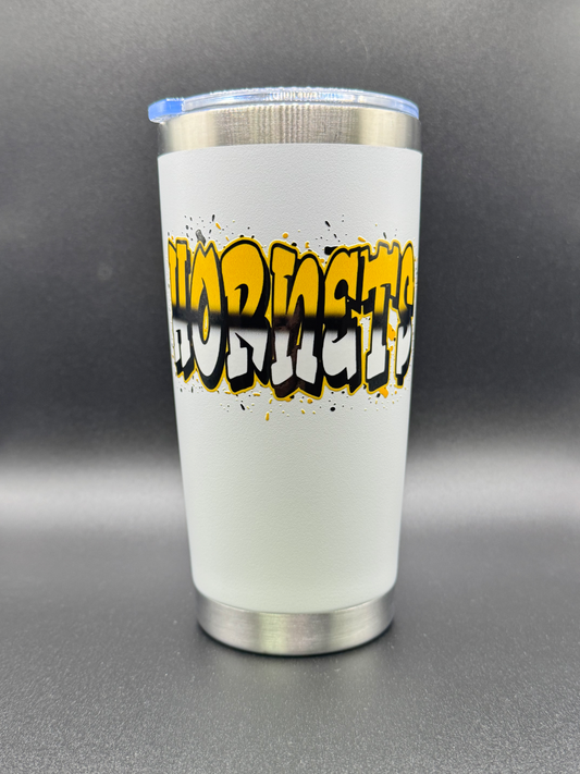 Gatesville Hornets White Tumbler - 20 oz